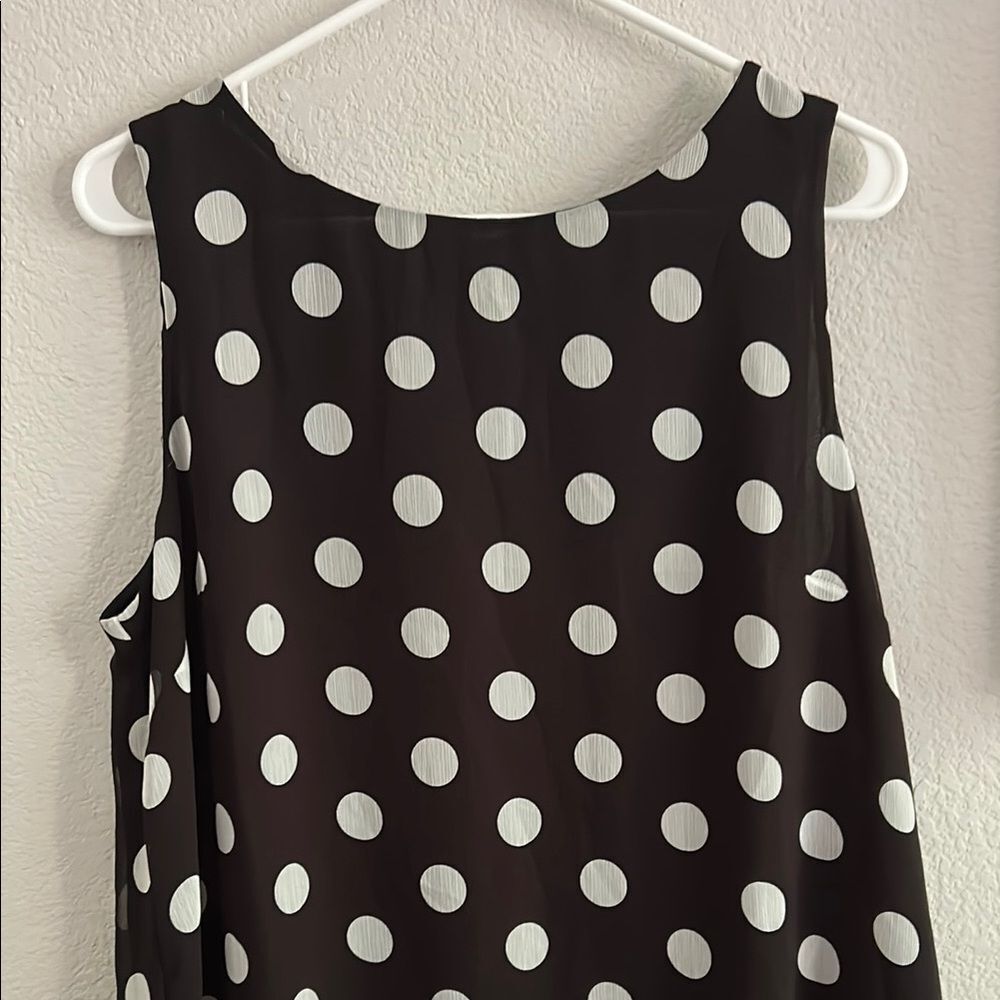 Tommy Hilfiger pilha   Dot Sleeveless Kids Dress - Black and White new no tags - Picture 5 of 12
